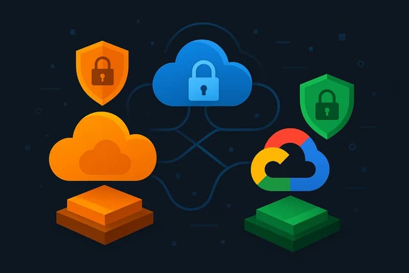 Сигурност на множество облачни платформи - AWS, Azure и Google Cloud