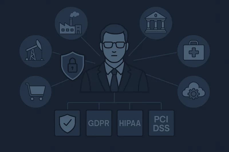 Доверен доставчик на виртуален CISO за компании в здравеопазването, финансите, SaaS и производството